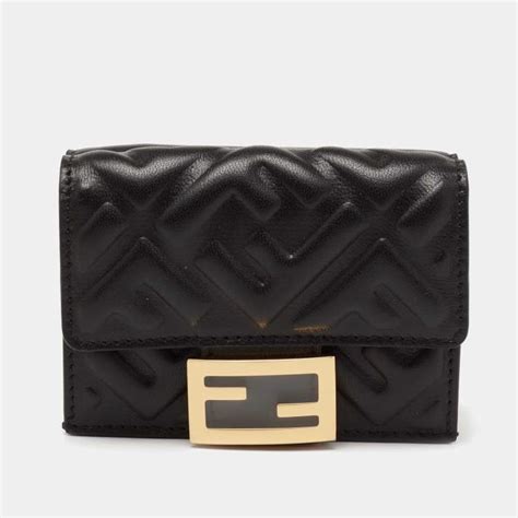 fendi faces wallet|fendi wallet for women.